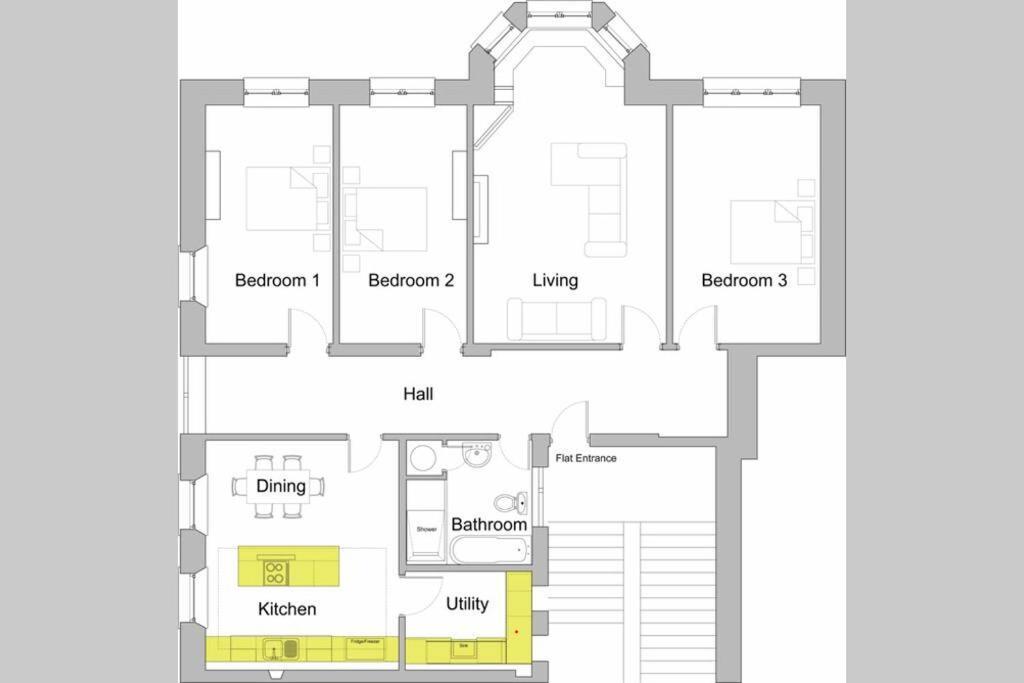 Apartament Royal Bank Flat Oban Zewnętrze zdjęcie